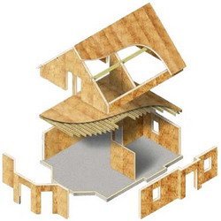 Здания на основе стеновых SIP панелей в Краснослободске